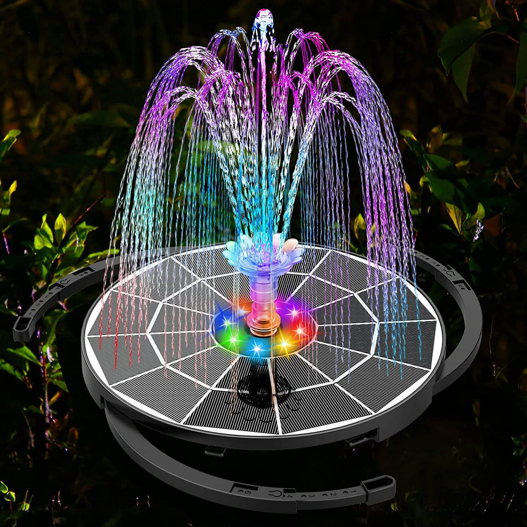 LED Solar Energy Fountain