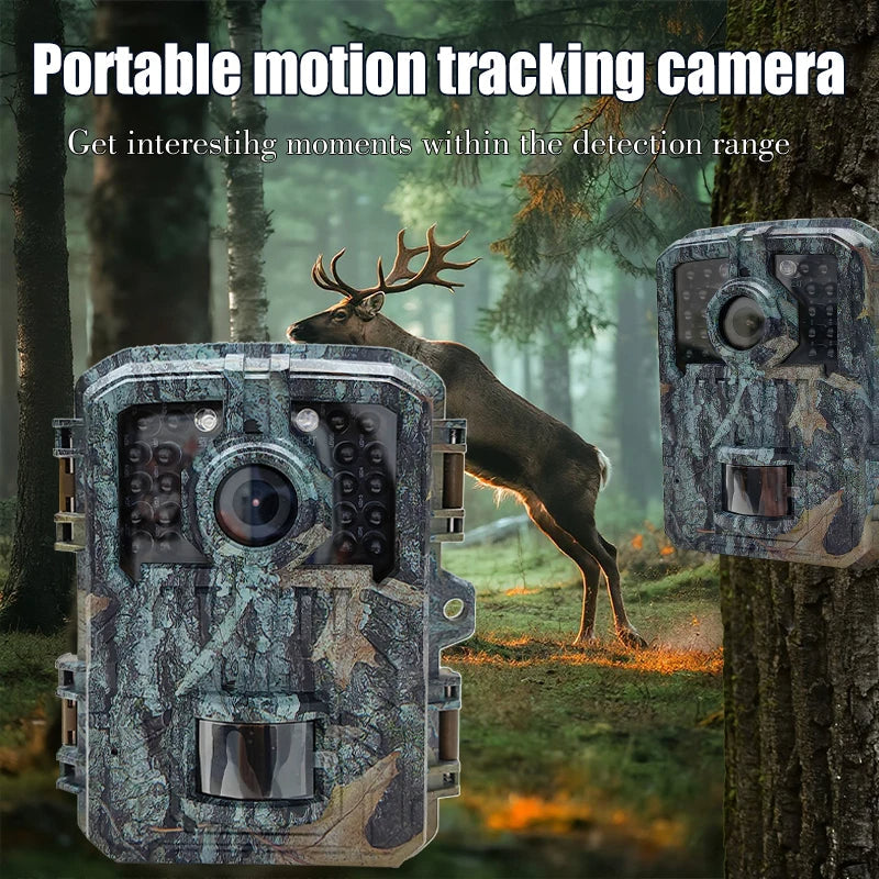 Mini 16MP Night Vision Trail Camera with PIR Motion Tracking