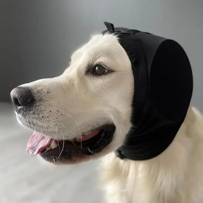 Mosrugs | Noise-Suppressing Dog Ear Protectors | Comfortable, Breathable Polyester for Fireworks & Thunderstorm Anxiety Relief