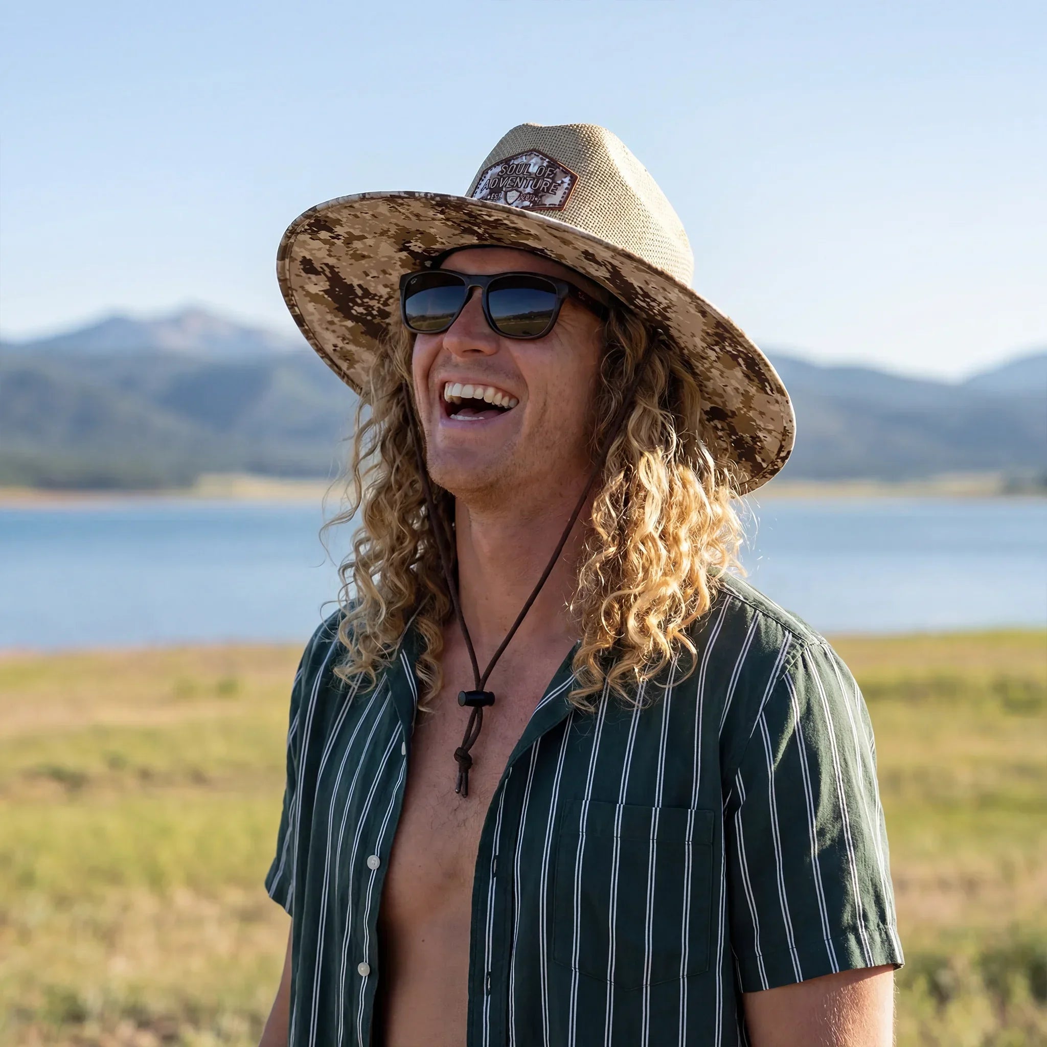 Keys Straw Hat | Desert Digi Camo | Sahara