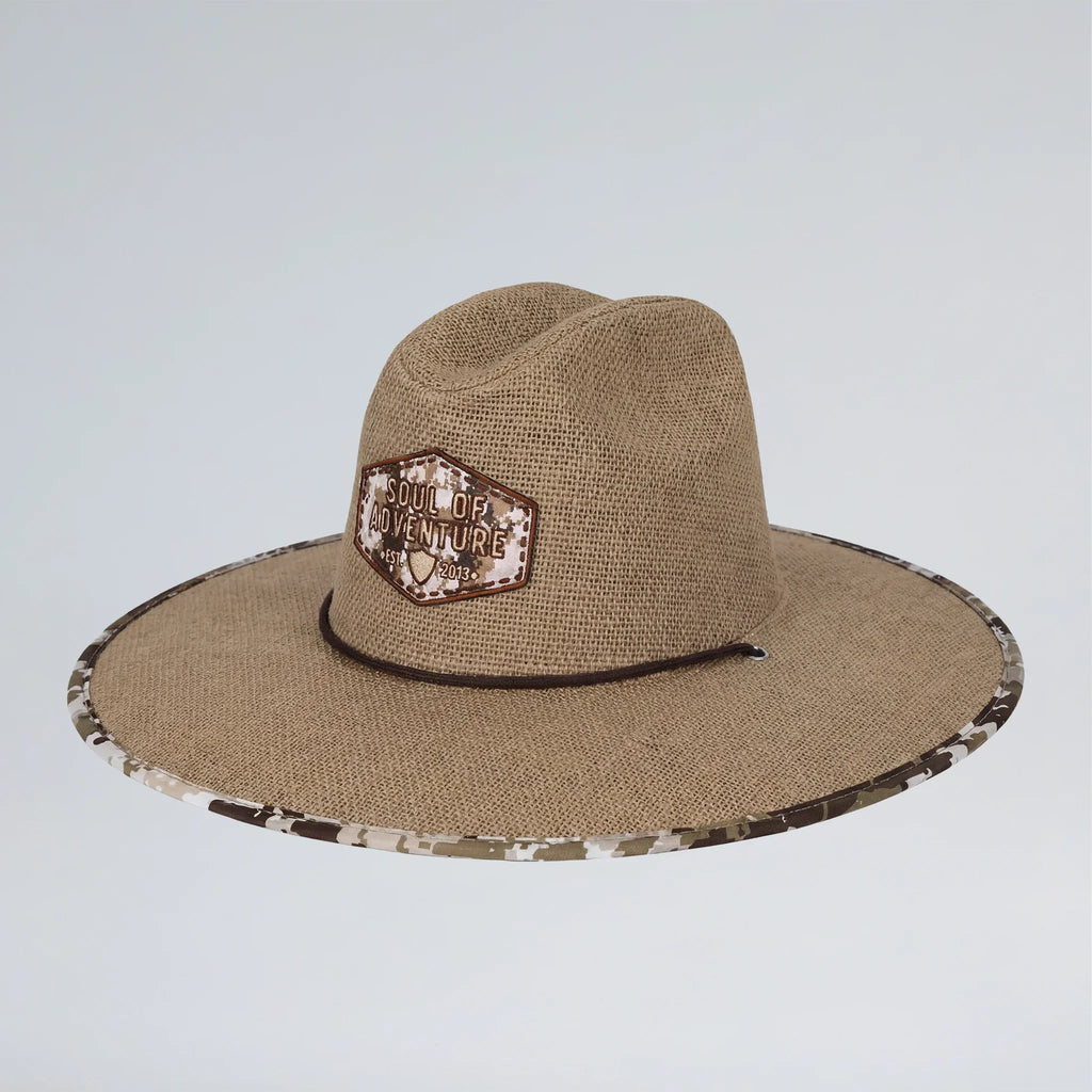 Keys Straw Hat | Desert Digi Camo | Sahara