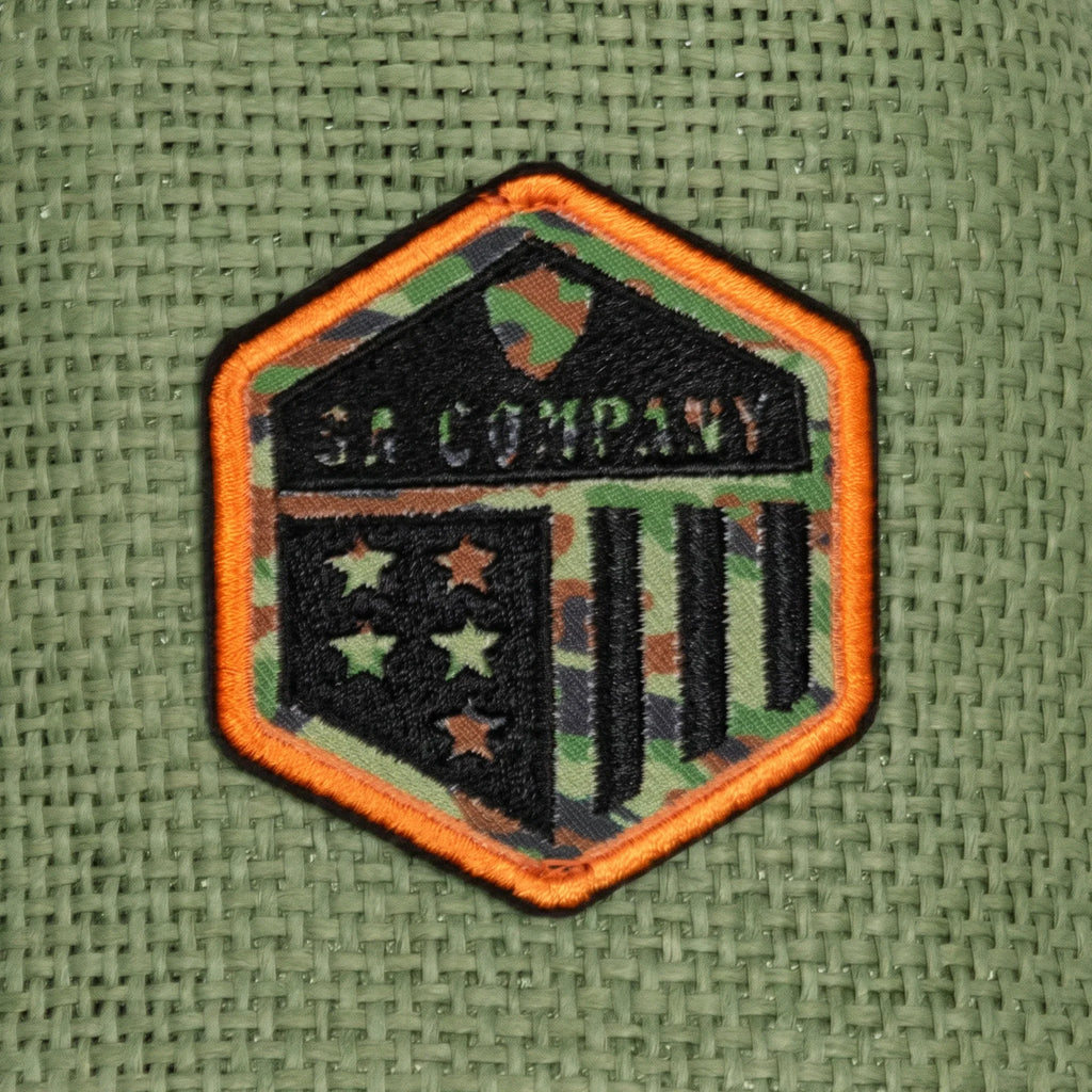 Keys Straw Hat  | Basic Military Camo | Olive