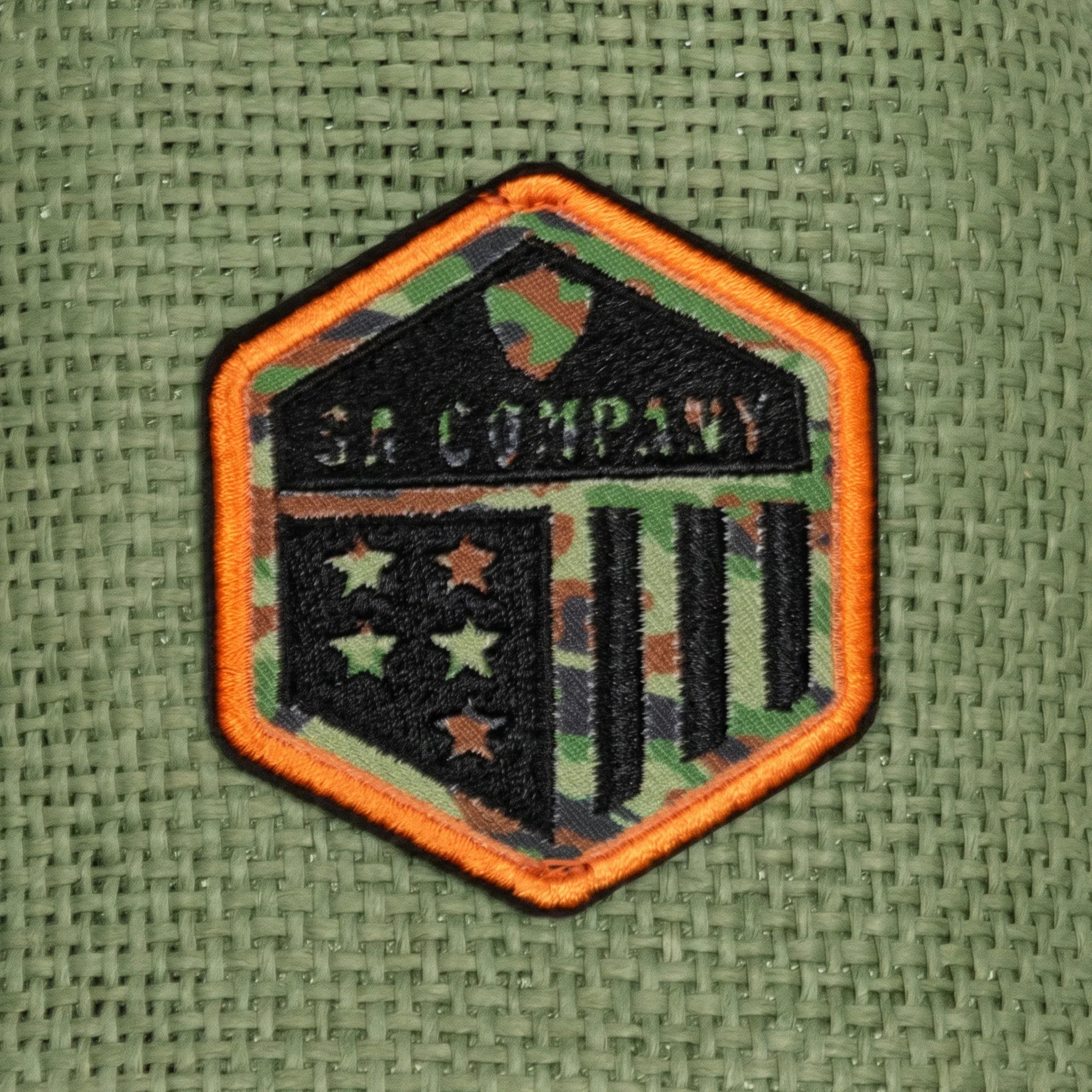 Keys Straw Hat  | Basic Military Camo | Olive