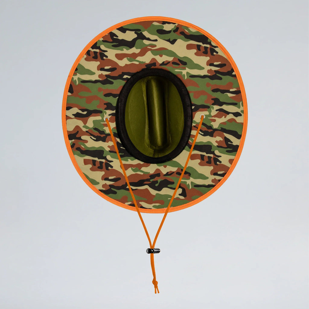 Keys Straw Hat  | Basic Military Camo | Olive