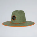 Keys Straw Hat  | Basic Military Camo | Olive