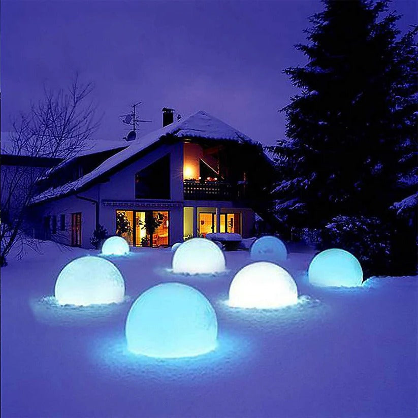 Outdoor Globe Light - Wireless, Weatherproof, 16 Colors LED Sphere light