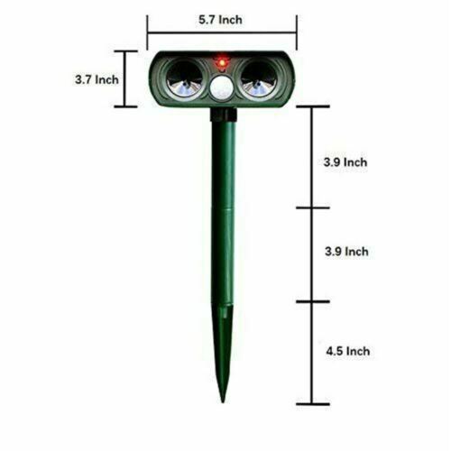 Infrared Solar Powered Animal Pest Repeller (1 Repeller)