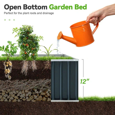 Outdoor Flower Vegetable Raised Garden Bed