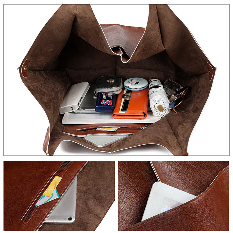 Oversized Leather Tote
