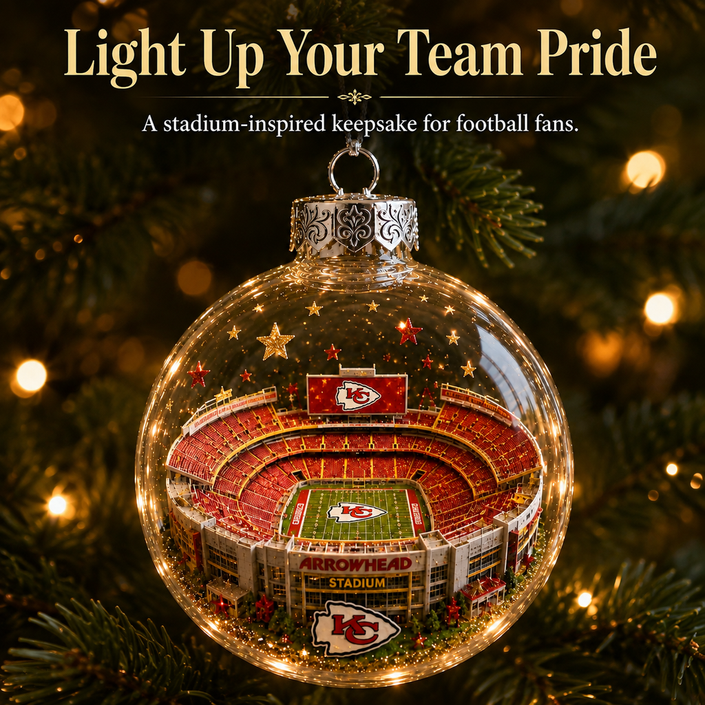 Football Stadium Light-Up Ornament
