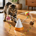 Mosrugs MiaSpin 360 Magnetic Rotating Cat Teaser Toy for Indoor Cats - USB-C Hands-Free Play to Beat Boredom