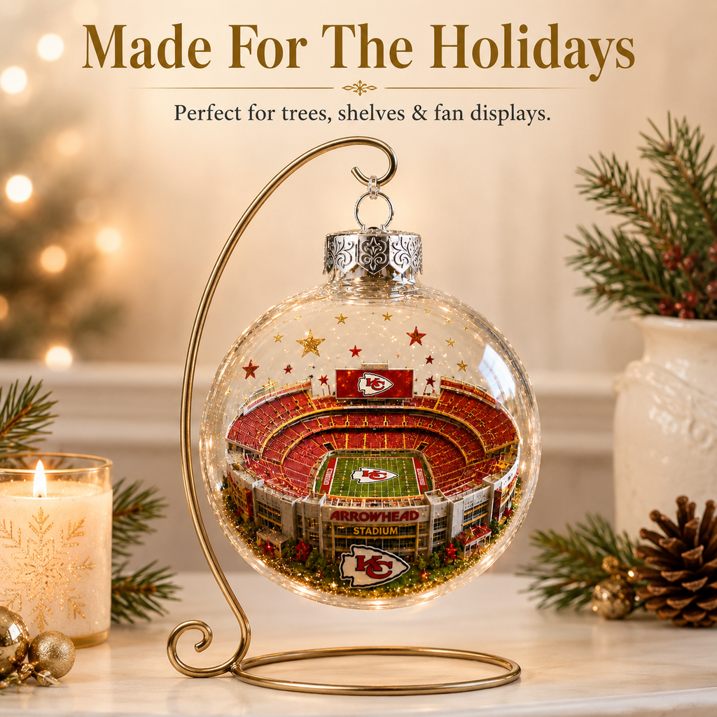 Football Stadium Light-Up Ornament